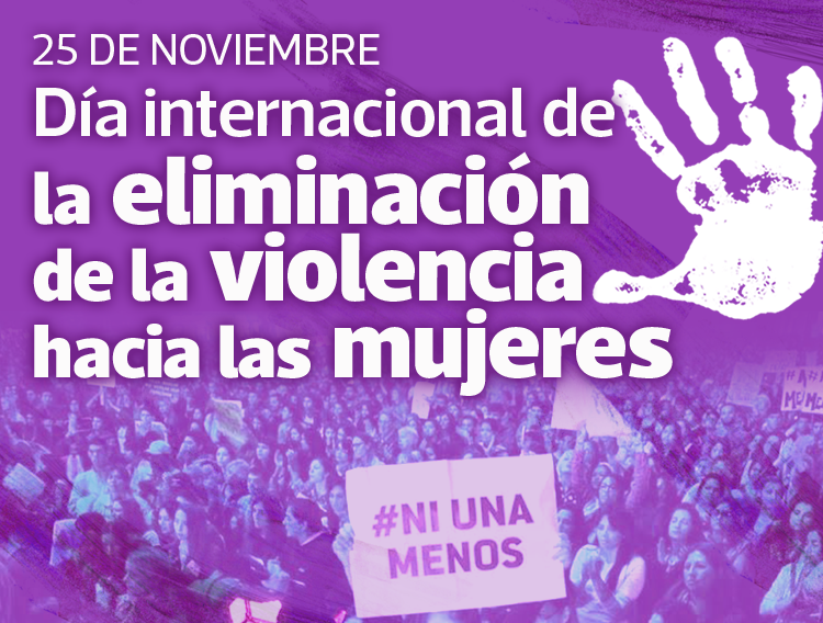 25 DE NOVIEMBRE: DÍA INTERNACIONAL DE LA ELIMINACIÓN DE LA VIOLENCIA HACIA LAS MUJERES