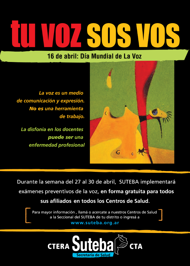 CRONOGRAMAS DE TALLERES Y CHARLAS DEL PROGRAMA DE LA VOZ 2010