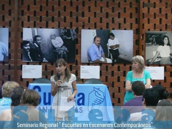 SEMINARIO " ESCUELAS EN ESCENARIOS CONTEMPORÁNEOS"