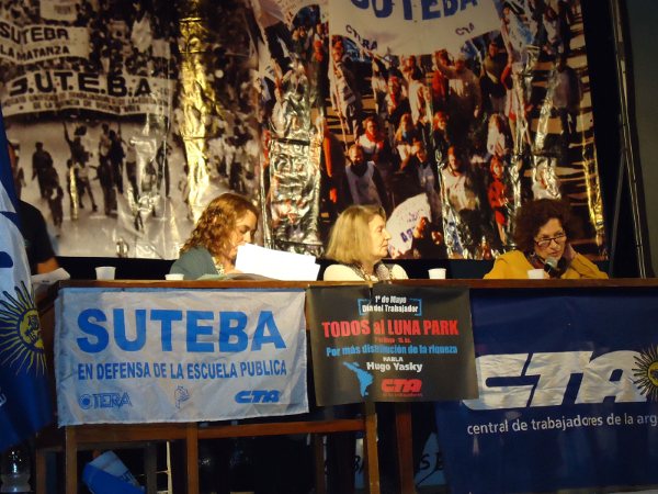 SAN MIGUEL DEL MONTE: JORNADA REGIONAL SUTEBA 25 AÑOS 