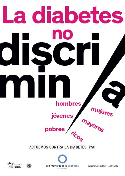 14 DE NOVIEMBRE: DÍA MUNDIAL DE LA DIABETES