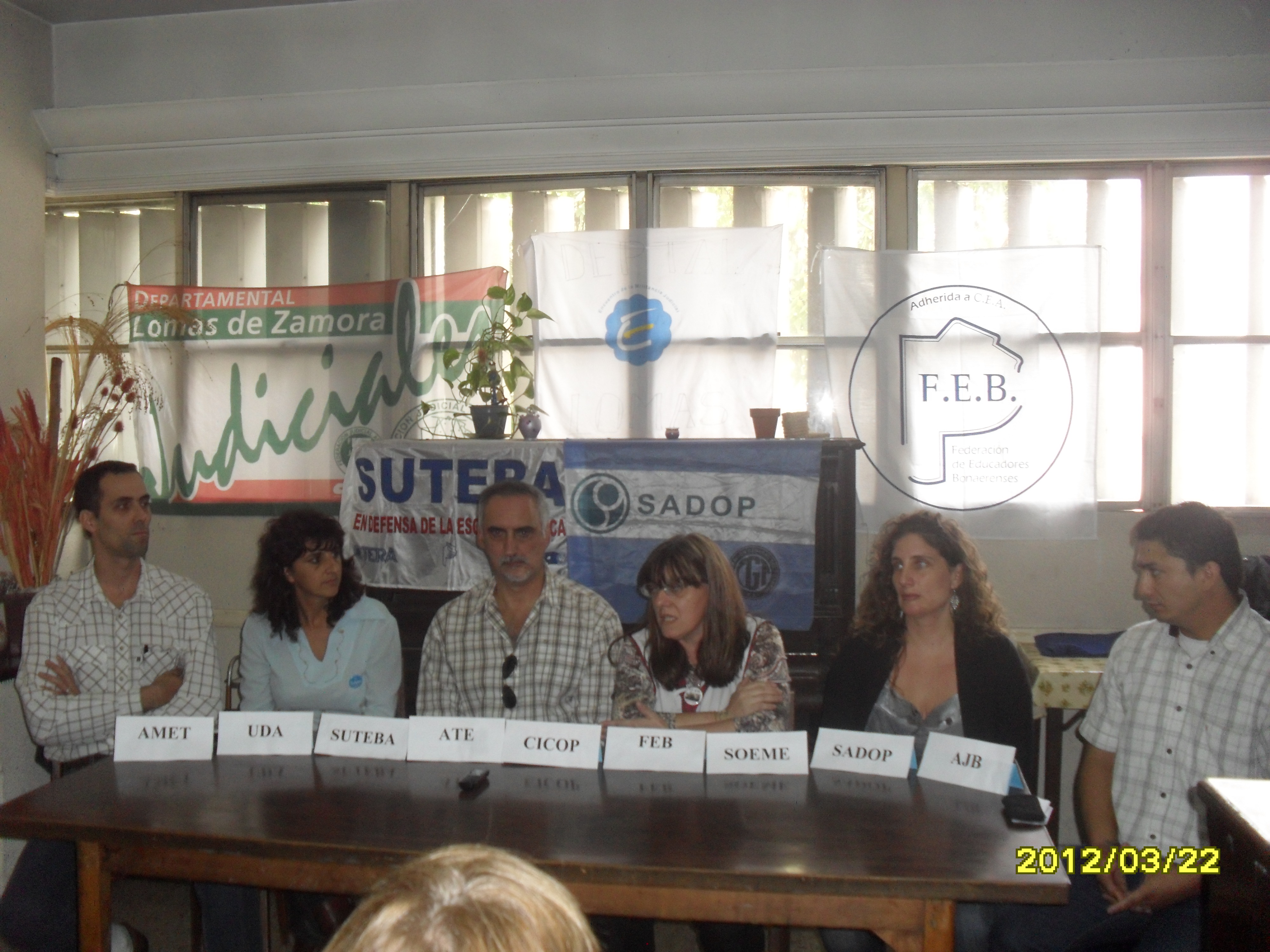 CONFERENCIA DE PRENSA. FRENTE GREMIAL