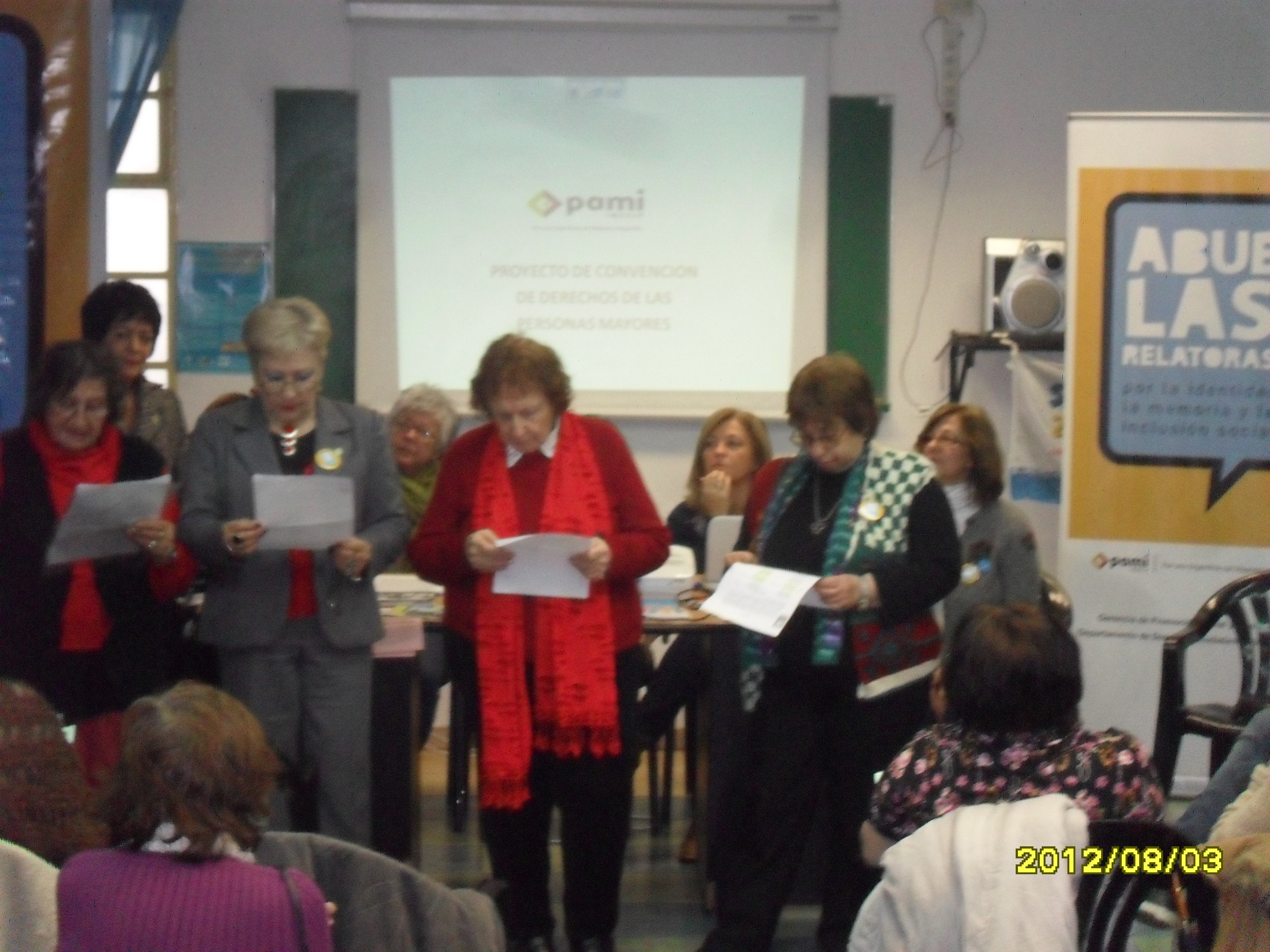 "ABUELAS RELATORAS POR LA IDENTIDAD, LA MEMORIA Y LA INCLUSIÓN SOCIAL EN LANÚS"