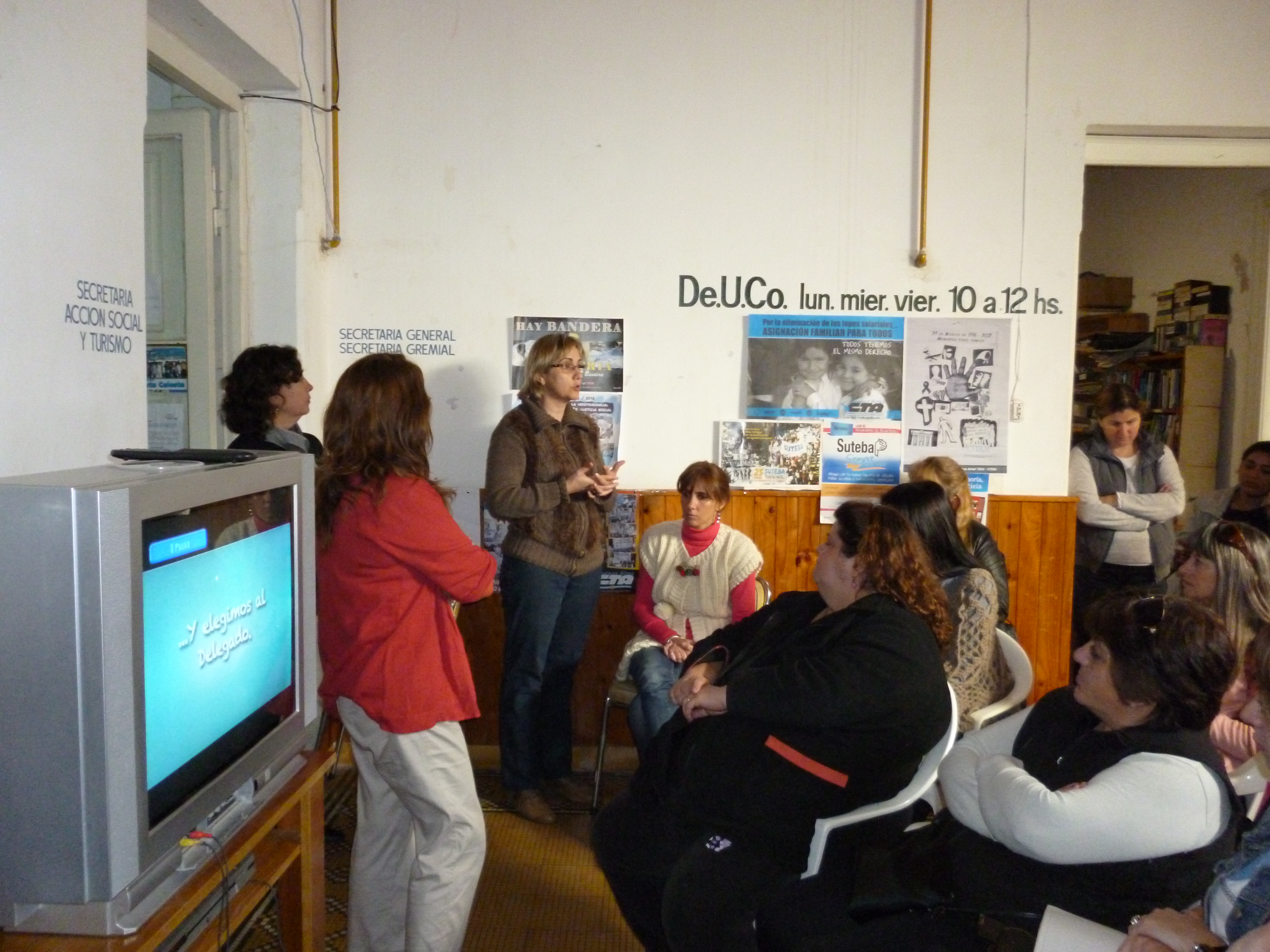 CHASCOMUS-CASTELLI: JORNADA DE FORMACIÓN POLÍTICO SINDICAL DE DELEGADOS 