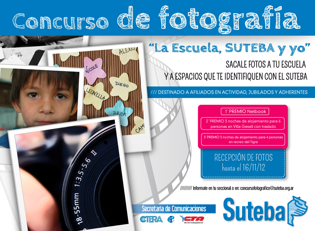 PARTICIPA DEL CONCURSO DE FOTOGRAFIA DEL SUTEBA!!!!!!!!!