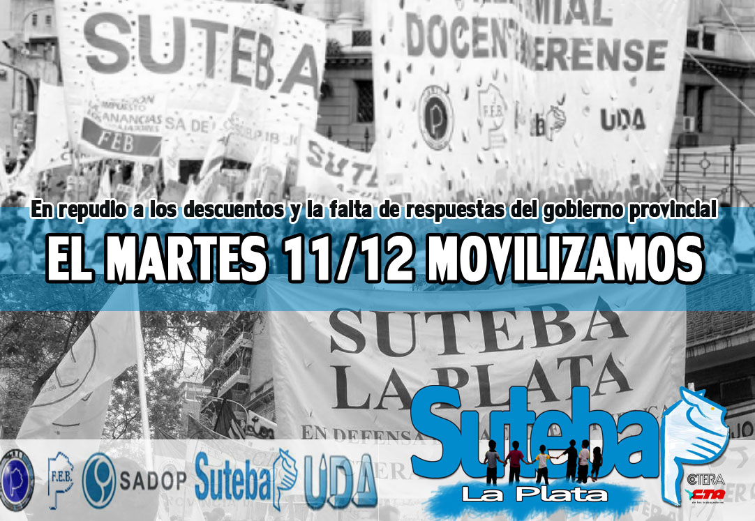  EL 11 DE DICIEMBRE MOVILIZAMOS CON EL FRENTE GREMIAL