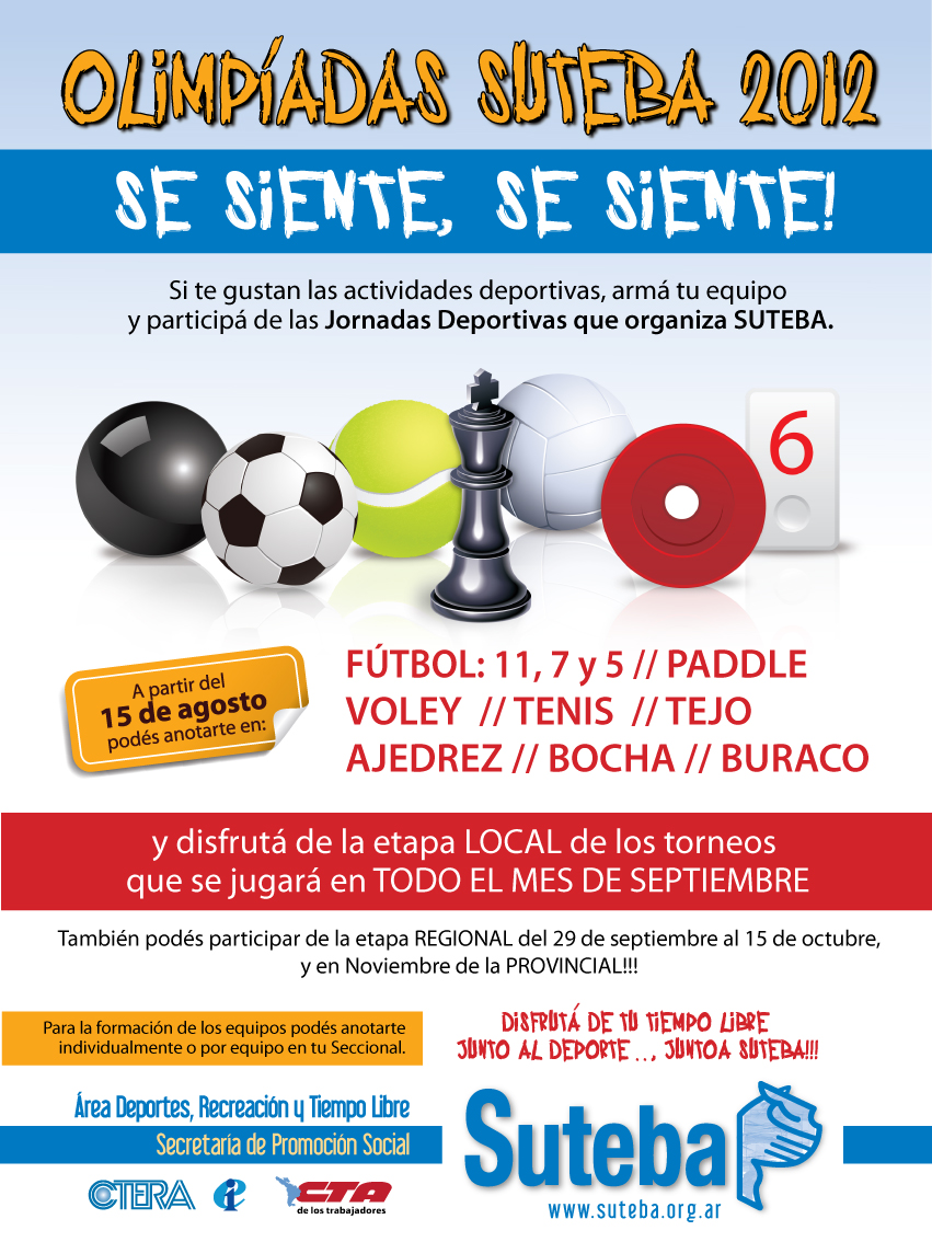 DEPORTES: 17 Y 18 DE NOVIEMBRE, NUEVA FECHA DE LAS OLIMPÍADAS EN MAR DEL PLATA