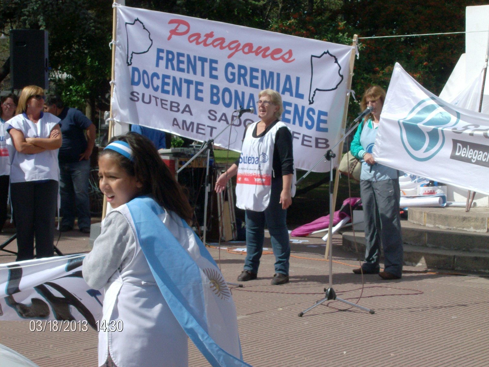 Carmen de Patagones - Miriam López Osornio Sec. Gral. SUTEBA