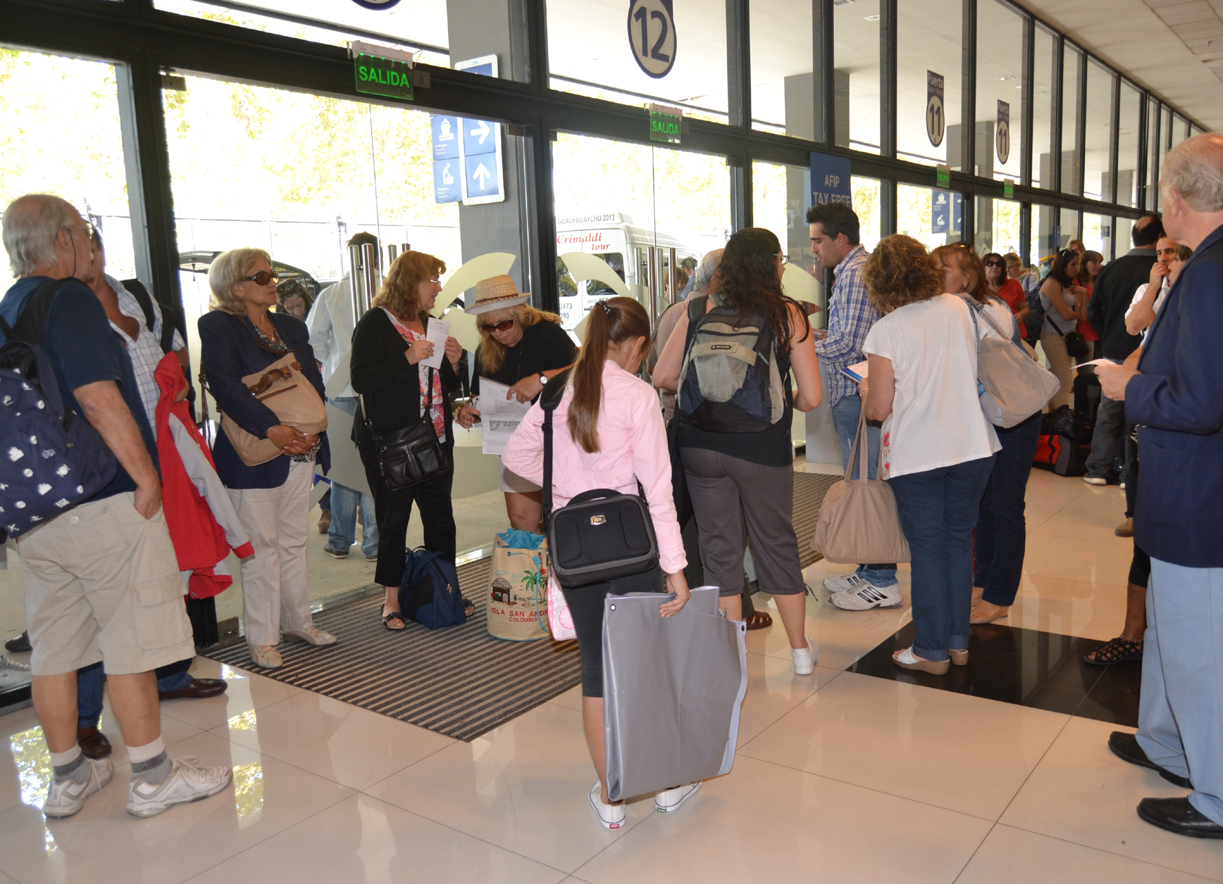 REGRESÓ EL CRUCERO CON EL PRIMER CONTINGENTE DE JUBILADOS DEL SUTEBA