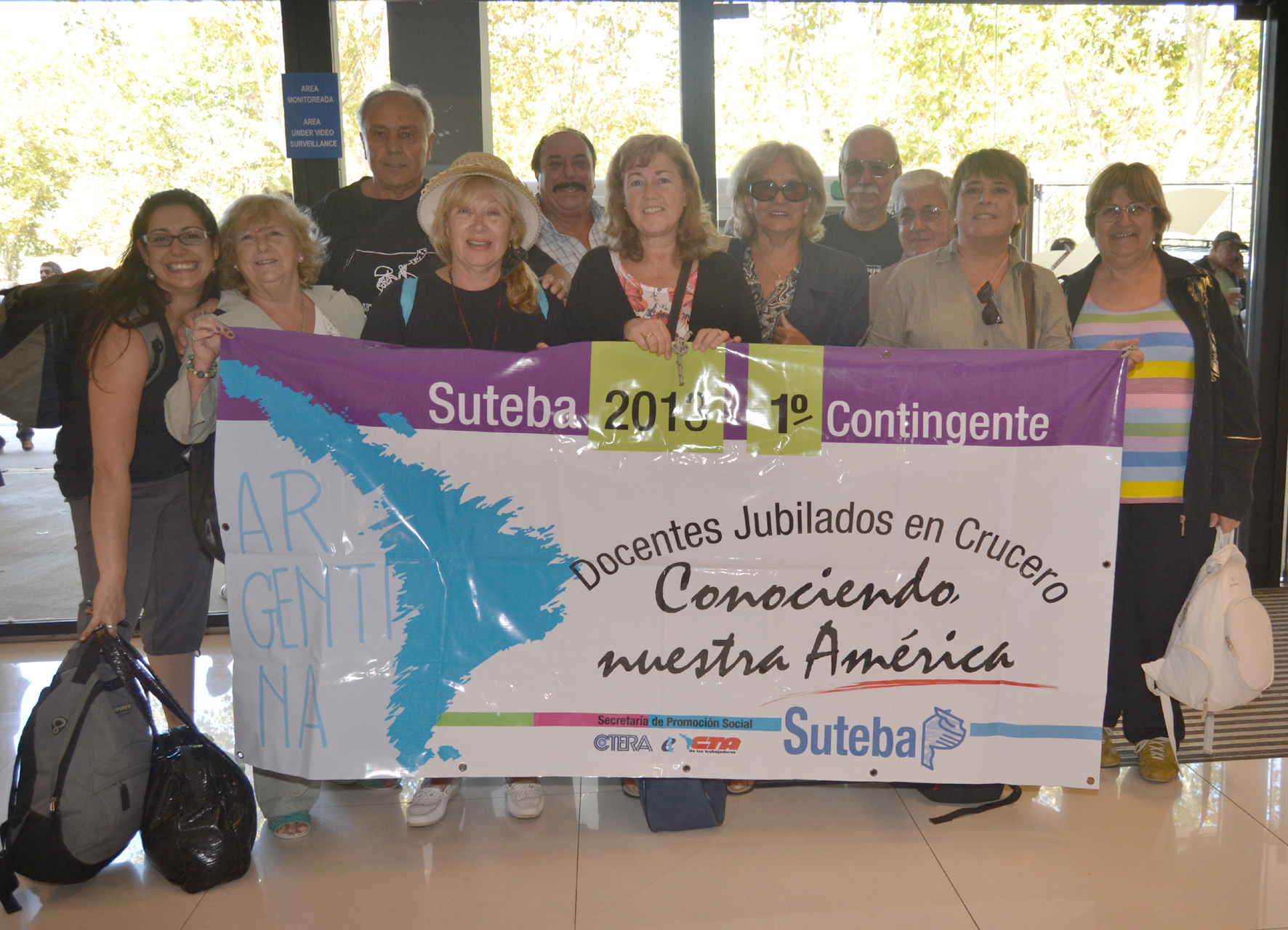 REGRESÓ EL CRUCERO CON EL PRIMER CONTINGENTE DE JUBILADOS DEL SUTEBA