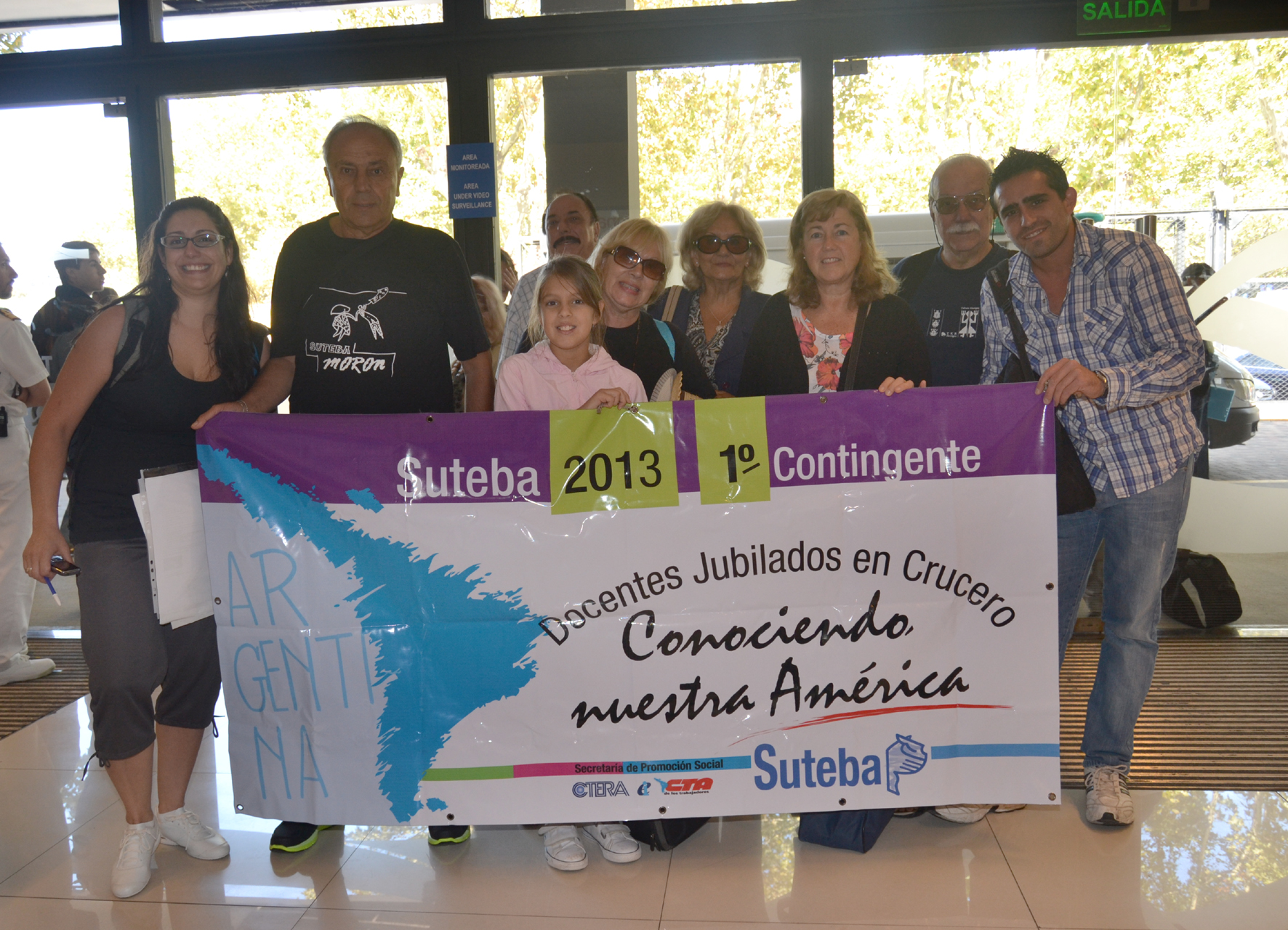 REGRESÓ EL CRUCERO CON EL PRIMER CONTINGENTE DE JUBILADOS DEL SUTEBA