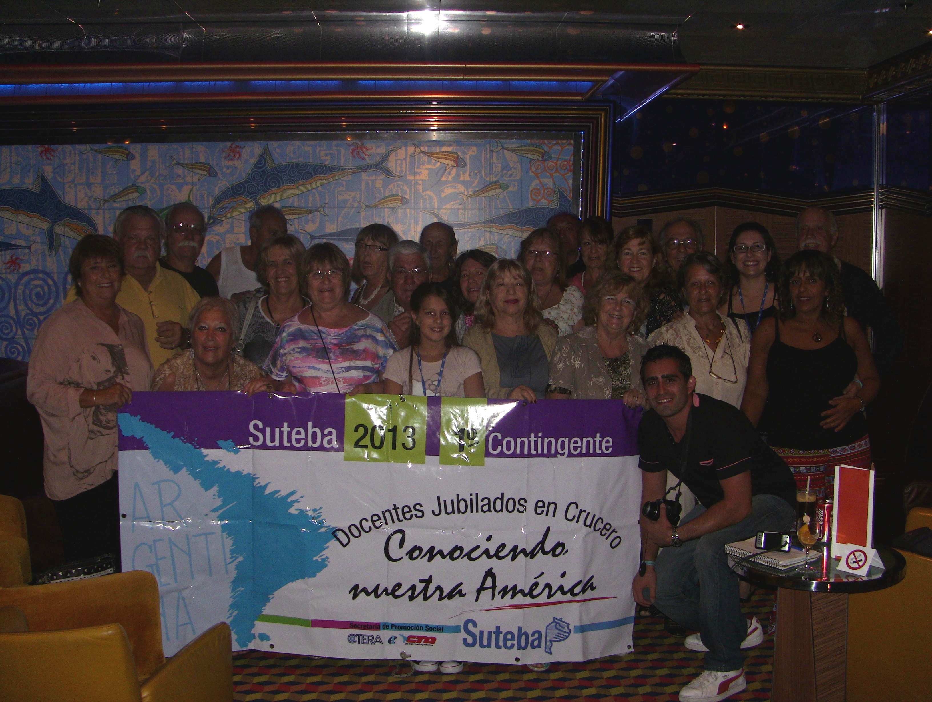 REGRESÓ EL CRUCERO CON EL PRIMER CONTINGENTE DE JUBILADOS DEL SUTEBA