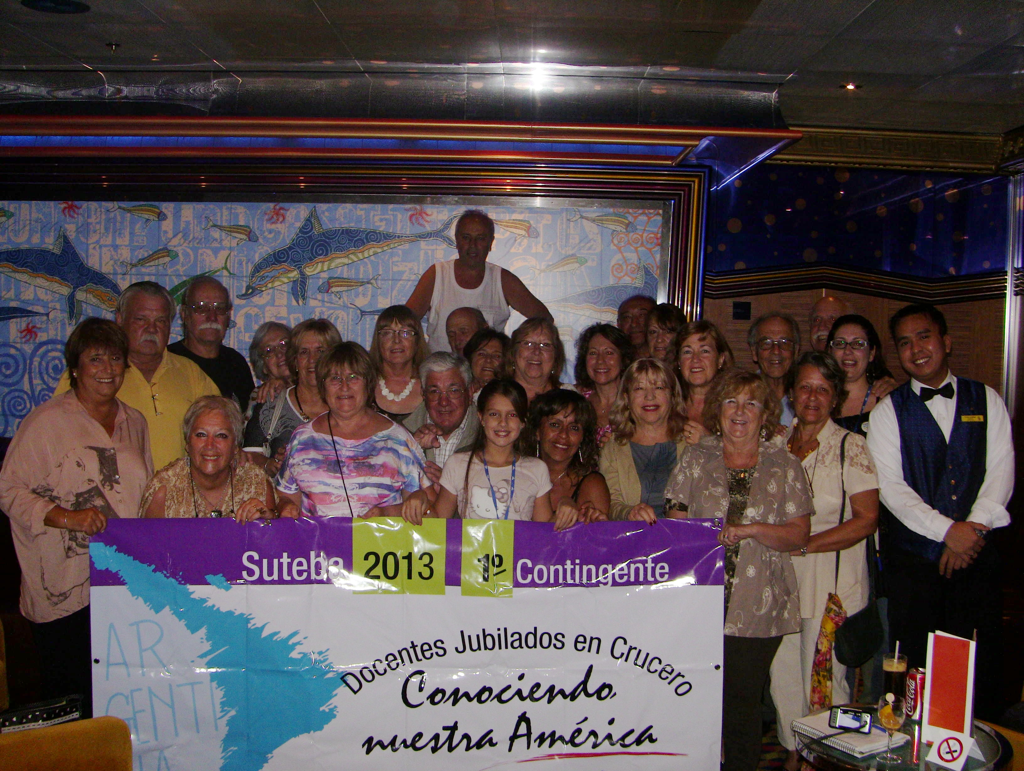 REGRESÓ EL CRUCERO CON EL PRIMER CONTINGENTE DE JUBILADOS DEL SUTEBA