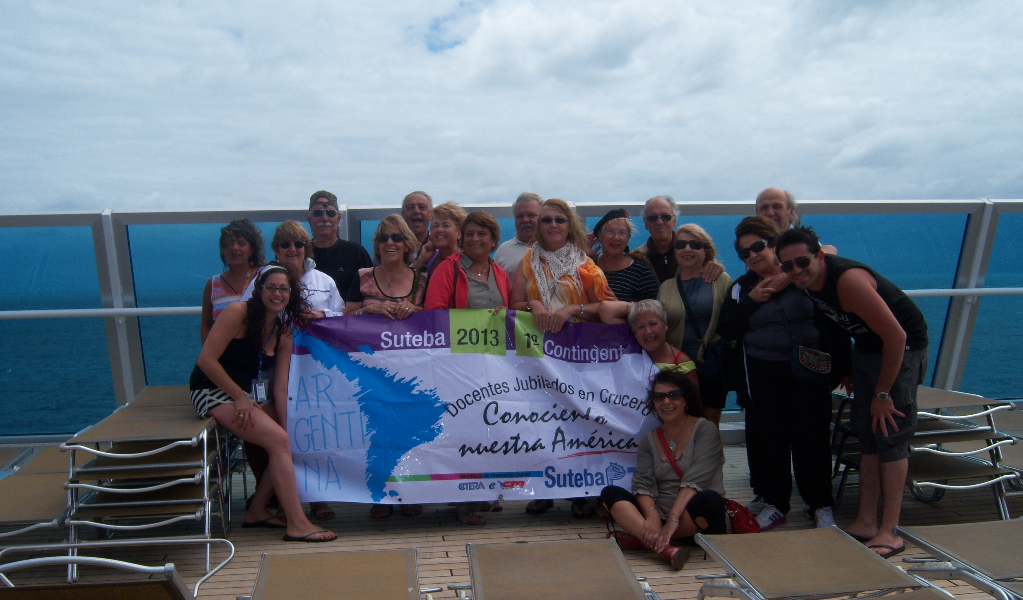 REGRESÓ EL CRUCERO CON EL PRIMER CONTINGENTE DE JUBILADOS DEL SUTEBA