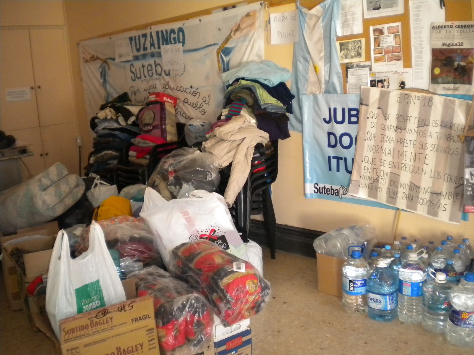 CAMPAÑA SOLIDARIA DE SUTEBA ITUZAINGÓ