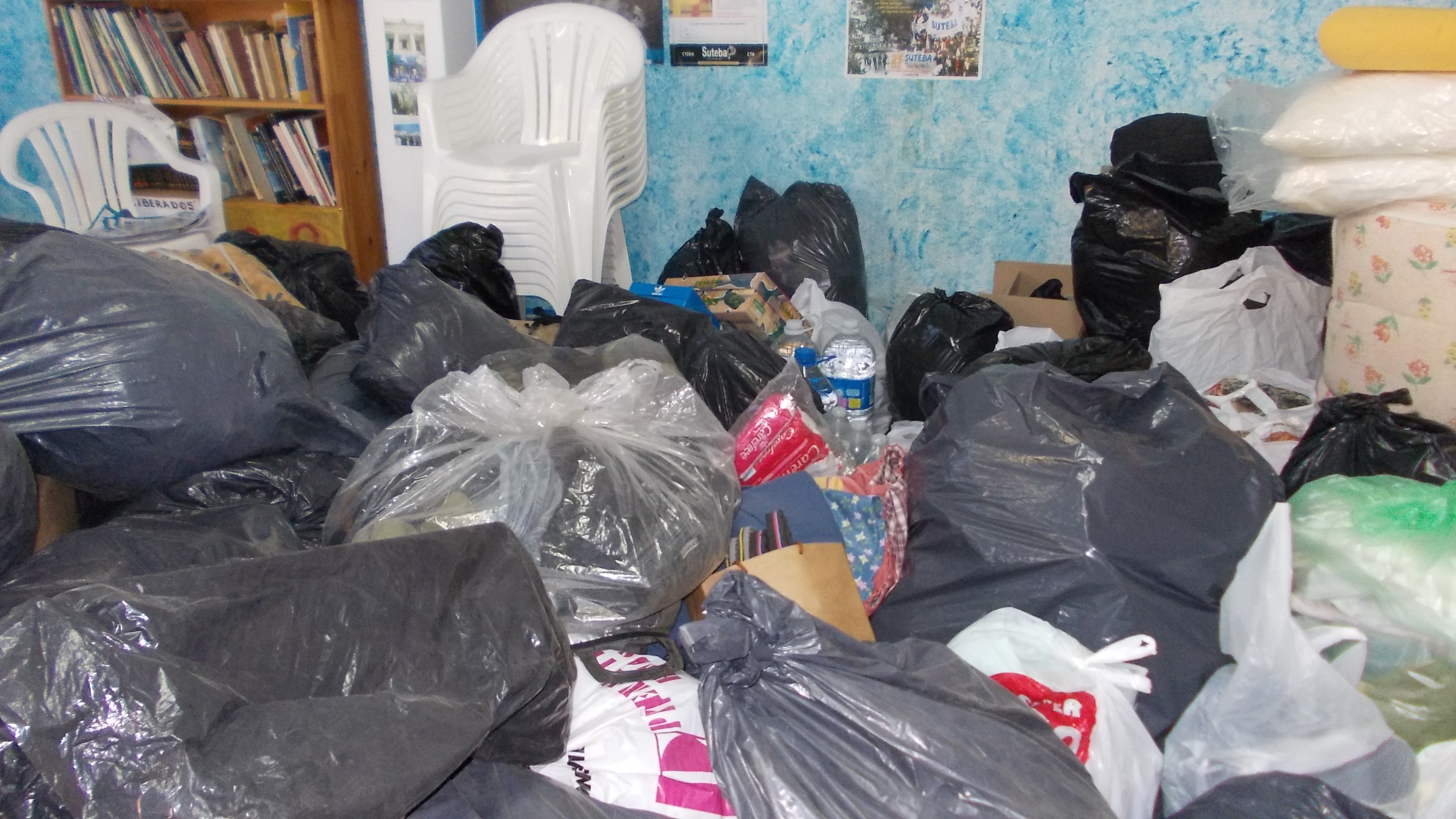 CAMPAÑA SOLIDARIA DEL SUTEBA EN COLÓN