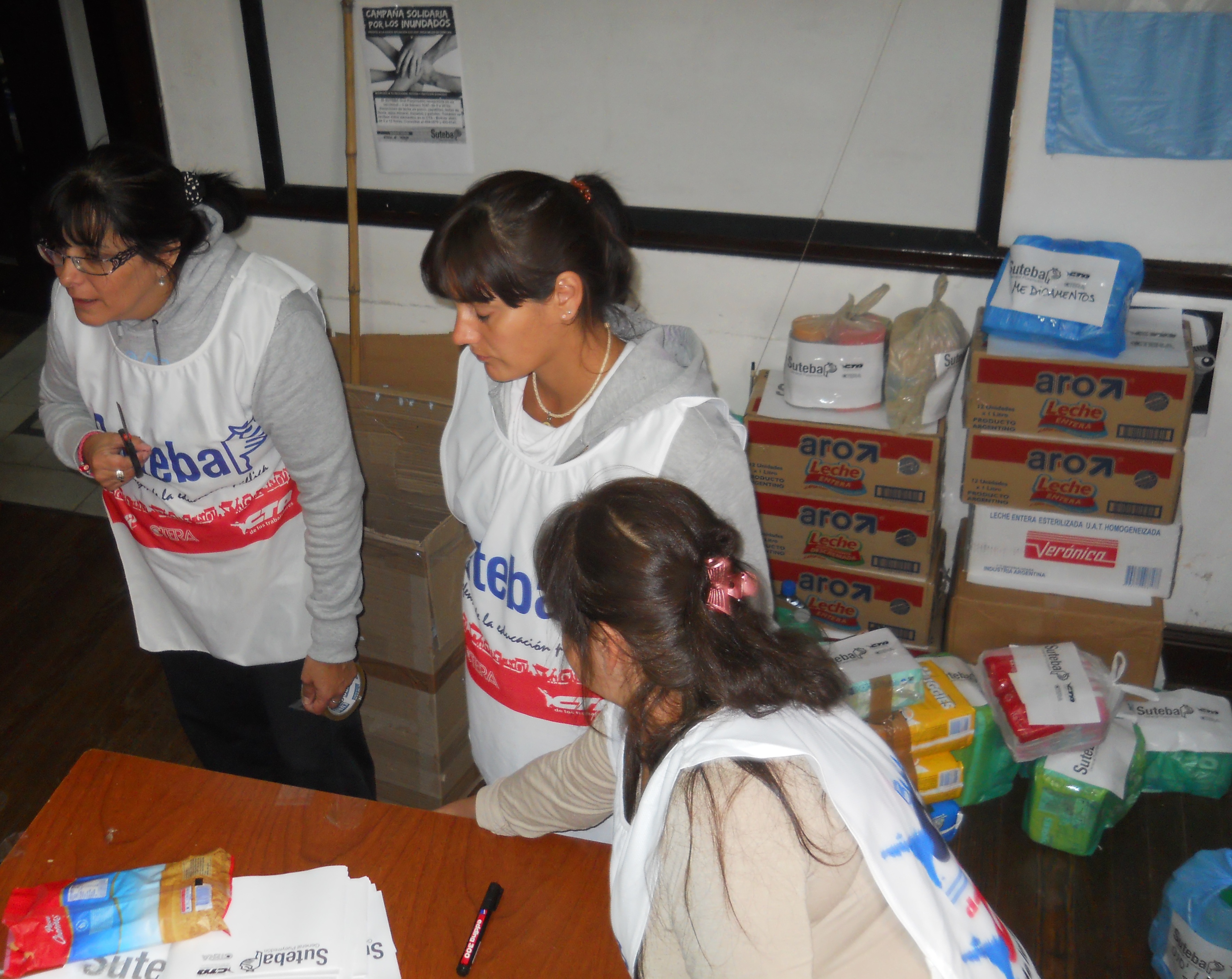 CAMPAÑA SOLIDARIA DEL SUTEBA EN GRAL. PUEYRREDÓN