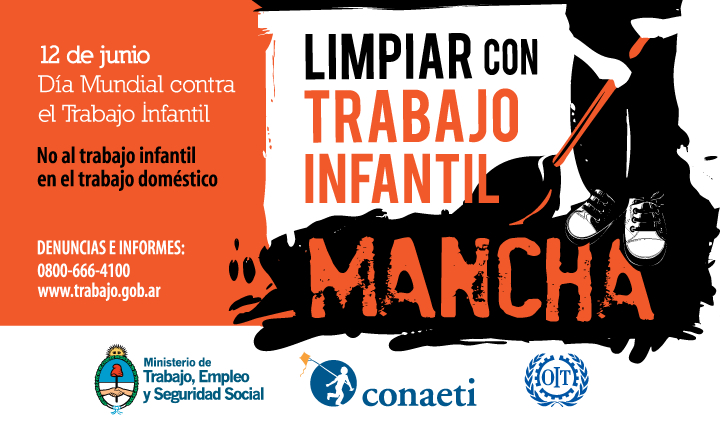 NO AL TRABAJO INFANTIL EN EL TRABAJO DOMESTICO