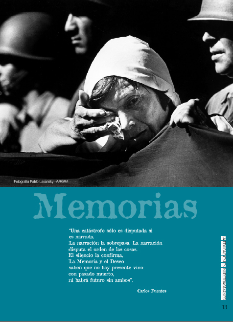 Memorias y Justicia: Propuesta para trabajar en el aula. 