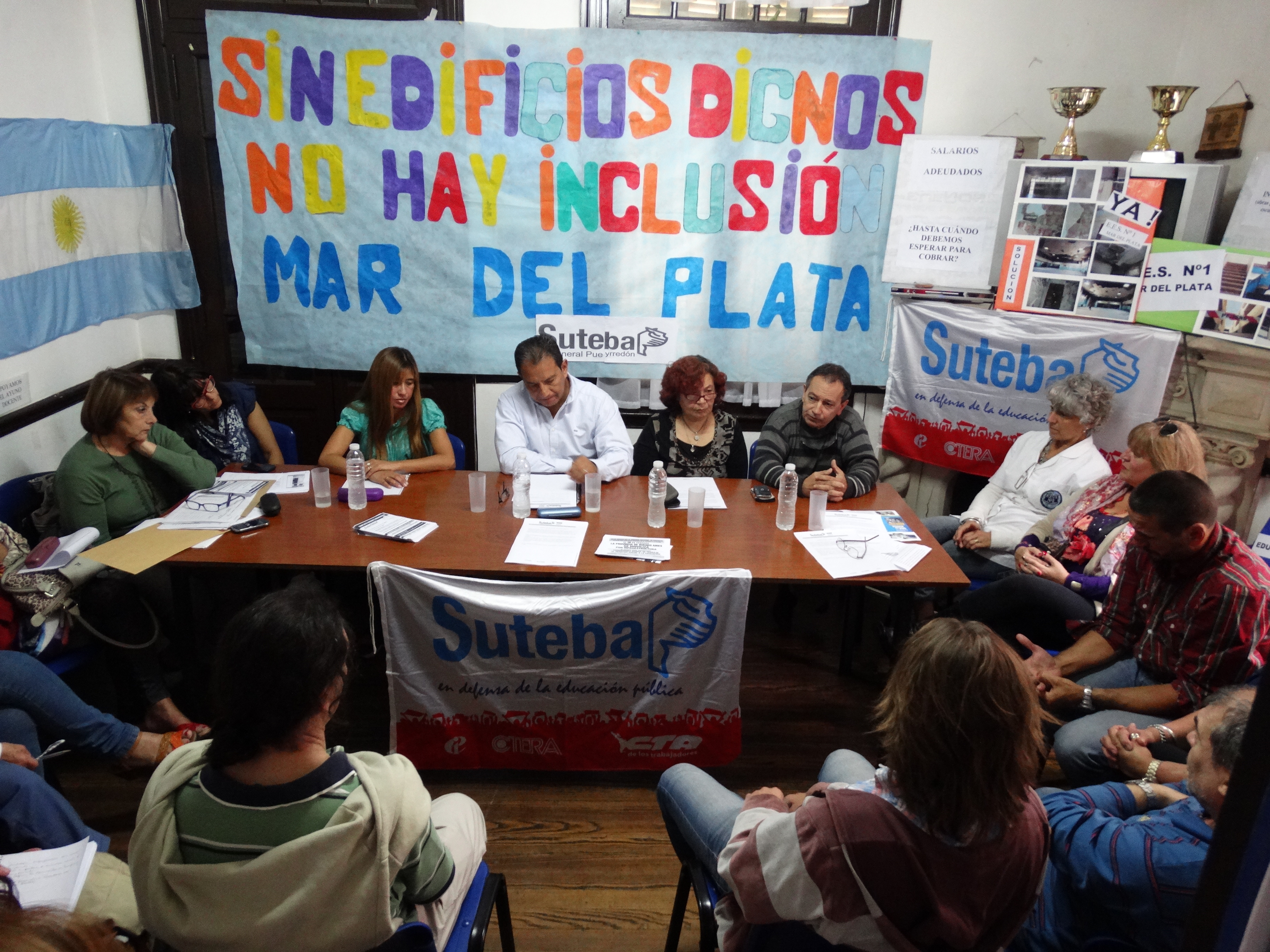 Conferencia de prensa en Mar Del Plata
