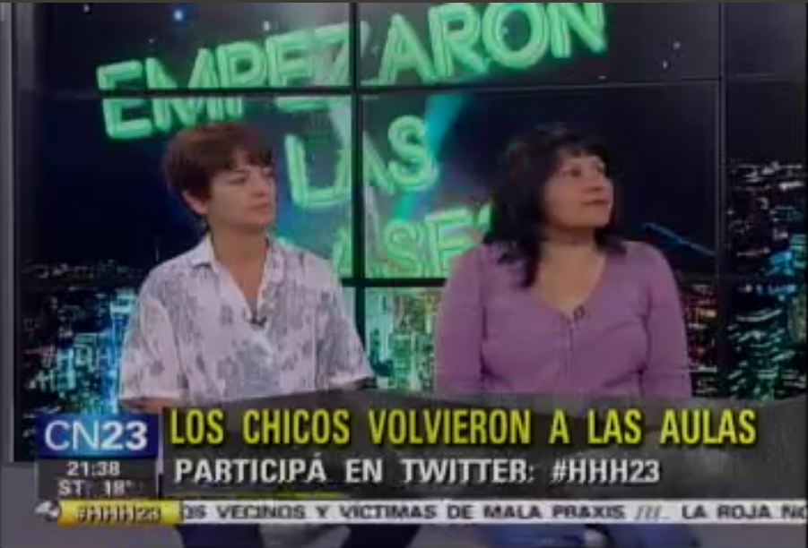 SILVIA ALMAZÁN Y MARÍA LAURA TORRE EN CN23