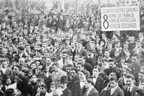 1º DE MAYO: SEMANA ROJA