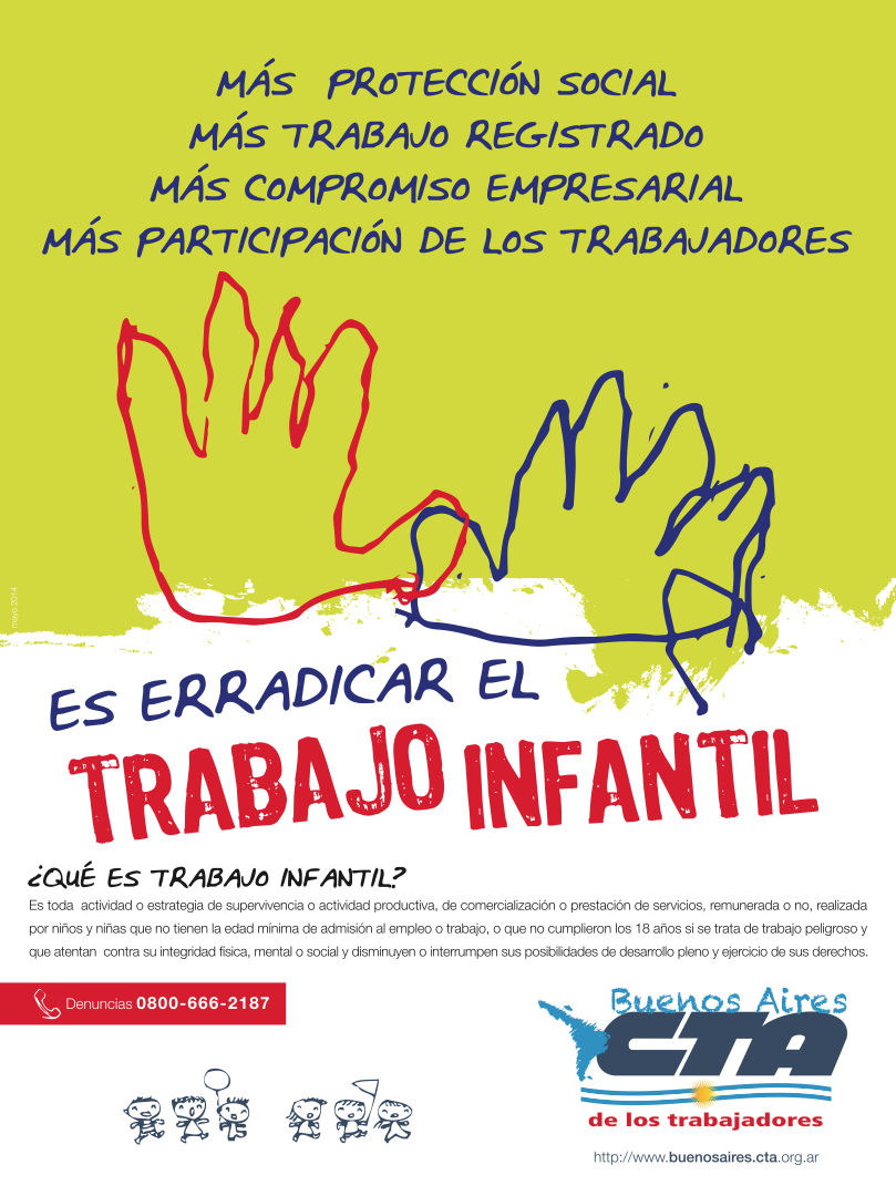 "MÁS PROTECCIÓN SOCIAL PARA ERRADICAR EL TRABAJO INFANTIL"