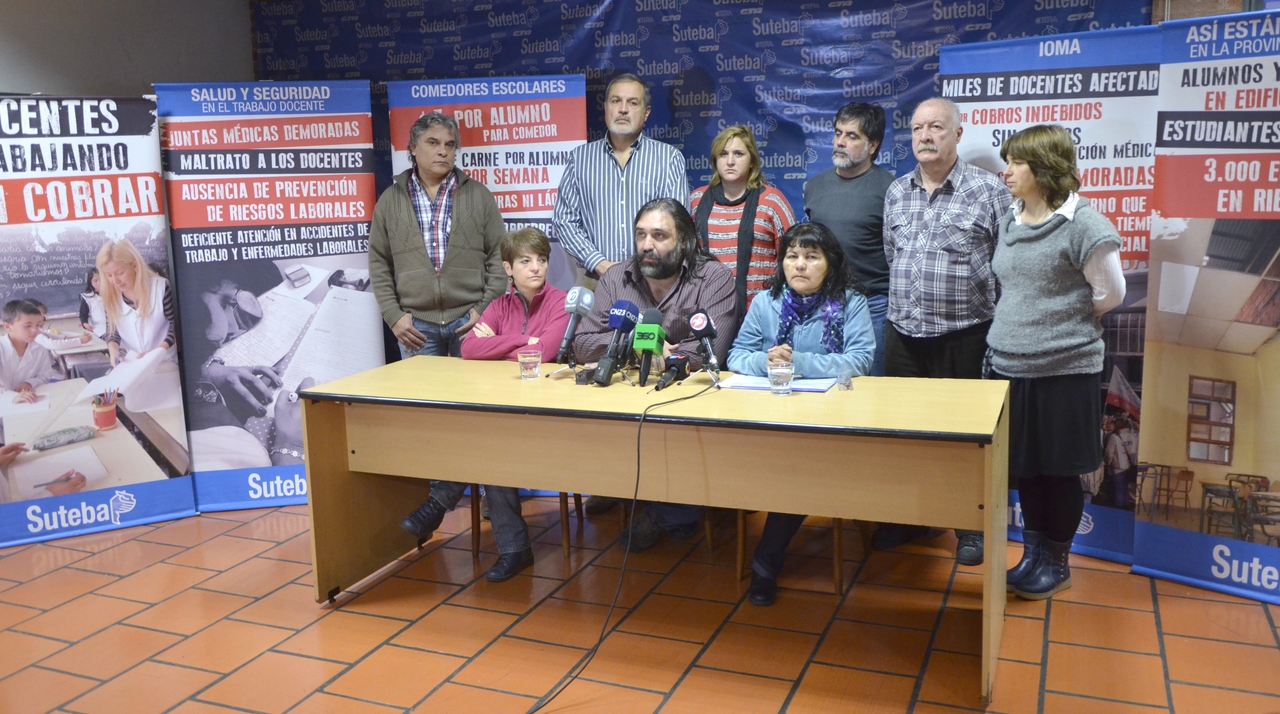 EL SUTEBA DENUNCIA AJUSTE EN LA PROVINCIA DE BUENOS AIRES Y CONVOCA A MOVILIZACIÓN