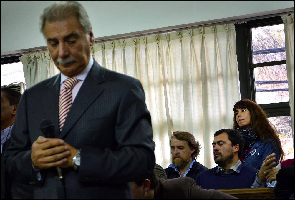 M Guagliardo, ex Sec. Gral. ATEN y S Rodriguez de Fuentealba