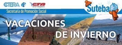 ¡VACACIONES DE INVIERNO 2014 Y PAQUETES ESPECIALES DE SUTEBA!