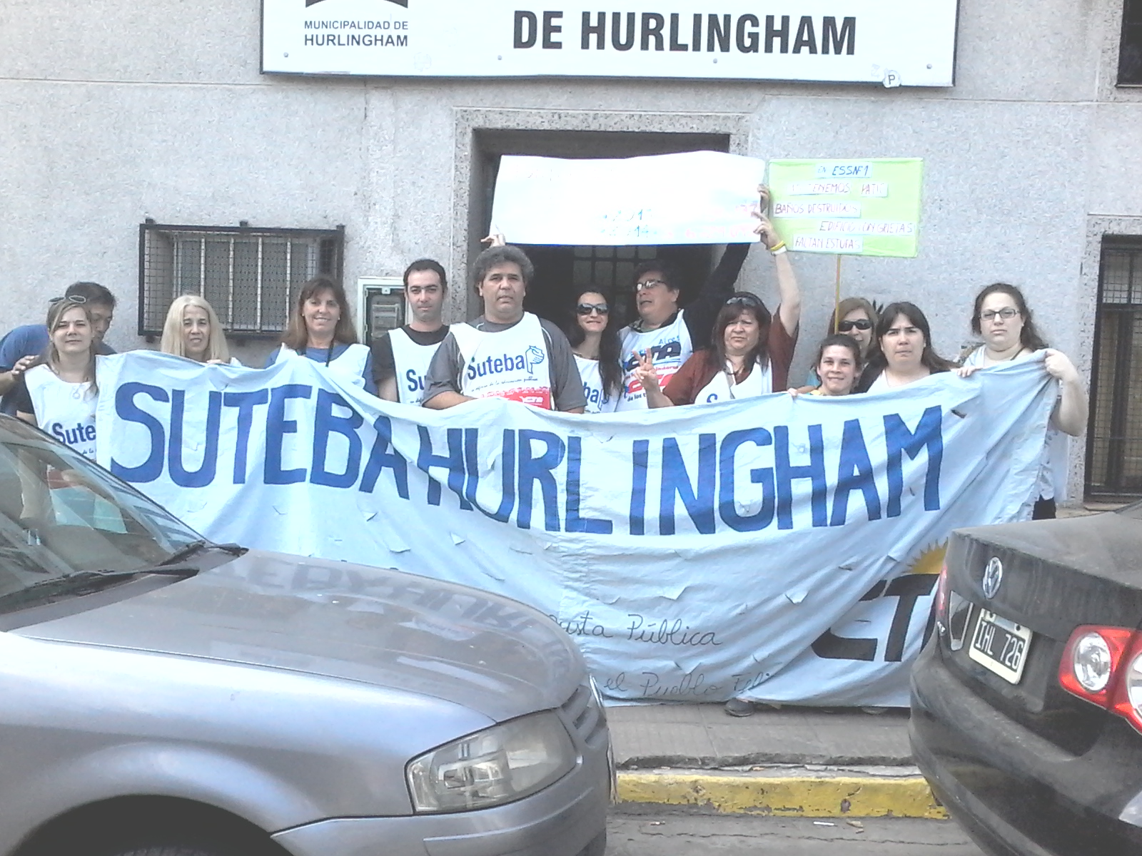 SUTEBA HURLINGHAM SE MOVILIZÓ AL CONCEJO DELIBERANTE POR EL FONDO DE FINANCIAMIENTO EDUCATIVO