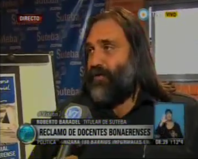 ROBERTO BARADEL EN LA TV PÚBLICA