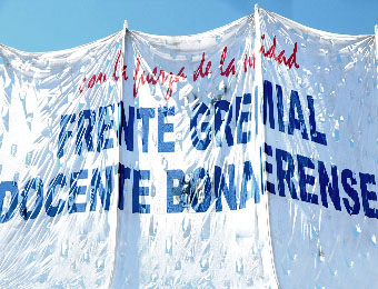 COMUNICADO DEL FRENTE GREMIAL DOCENTE BONAERENSE