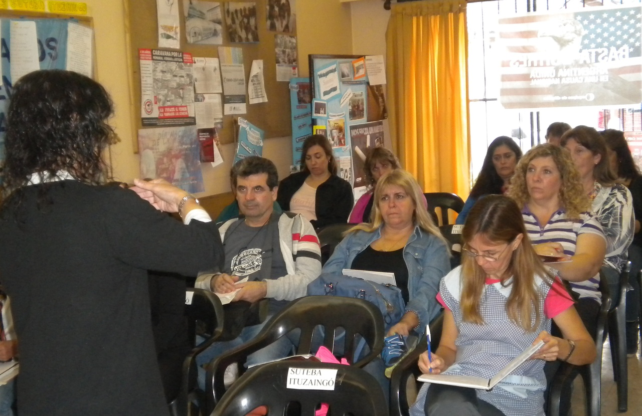 REUNIÓN DE DELEGADOS DE ESCUELA DEL SUTEBA EN TODA LA PROVINCIA