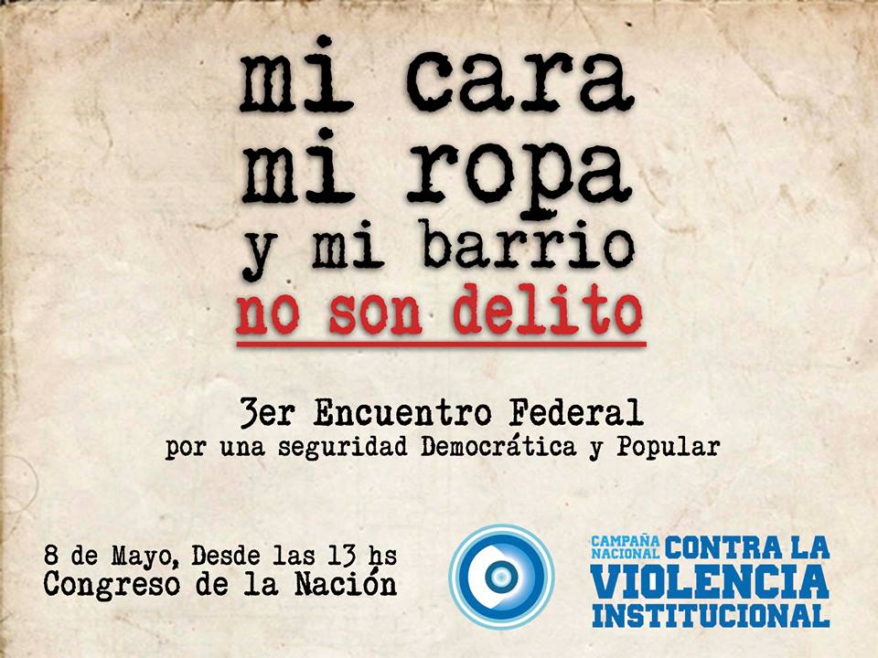<STRONG>8 DE MAYO</STRONG>DÍA NACIONAL DE LA LUCHA CONTRA LA VIOLENCIA INSTITUCIONAL