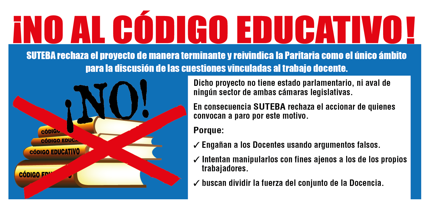 NO AL CÓDIGO EDUCATIVO<STRONG><BR /></STRONG>