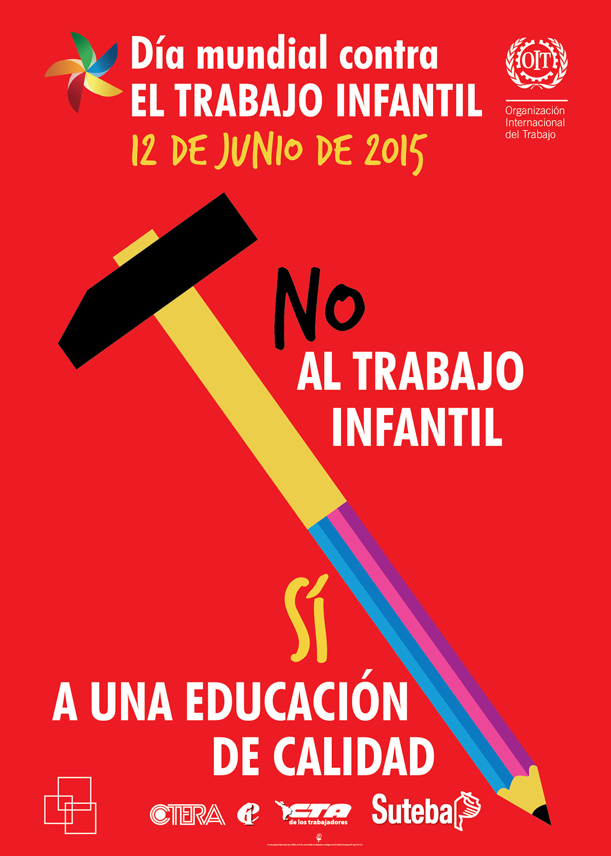 12 DE JUNIO 2015 "DIA MUNDIAL CONTRA EL TRABAJO INFANTIL" MATERIAL PARA TRABAJAR