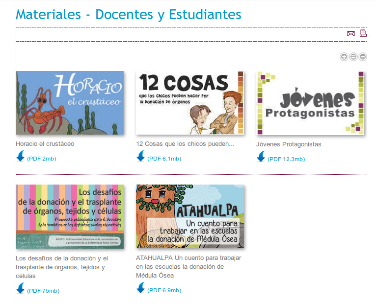 INCUCAI: MATERIALES Y RECURSOS PARA DOCENTES