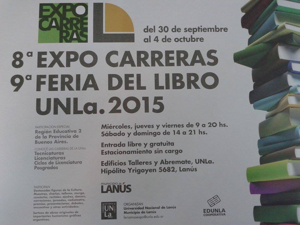 8ª EXPO CARRERAS Y 9º FERIA DEL LIBRO - UNLA 2015