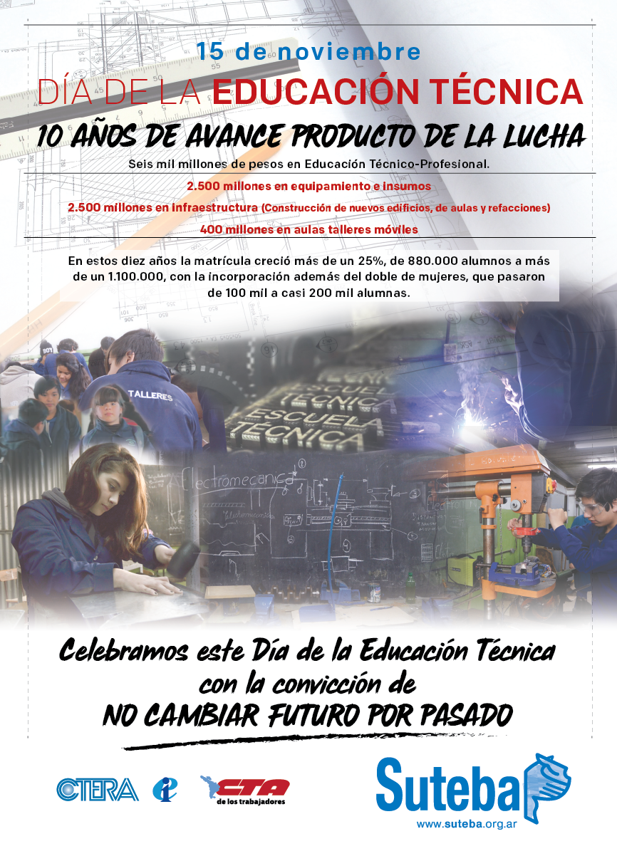 15/11 DÍA DE LA EDUCACIÓN TÉCNICA