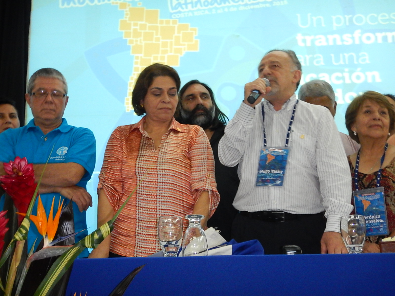 EMOTIVO DISCURSO DE HUGO YASKY Y FUERTE PRESENCIA DE SUTEBA Y CTERA EN EL MPL