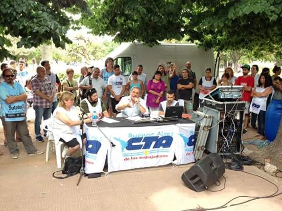 CTA-SUTEBA: NO AL RECORTE PRESUPUESTARIO EN EDUCACIÓN Y SALUD