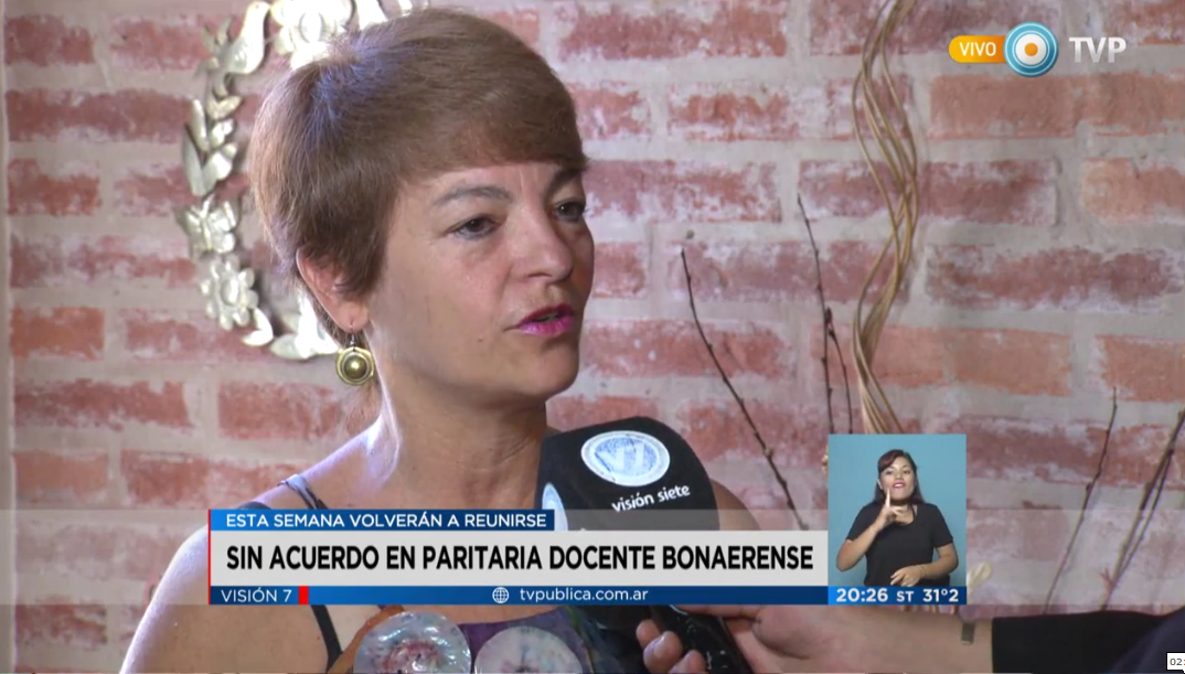 ENTREVISTA A MARÍA LAURA TORRE EN VISIÓN 7