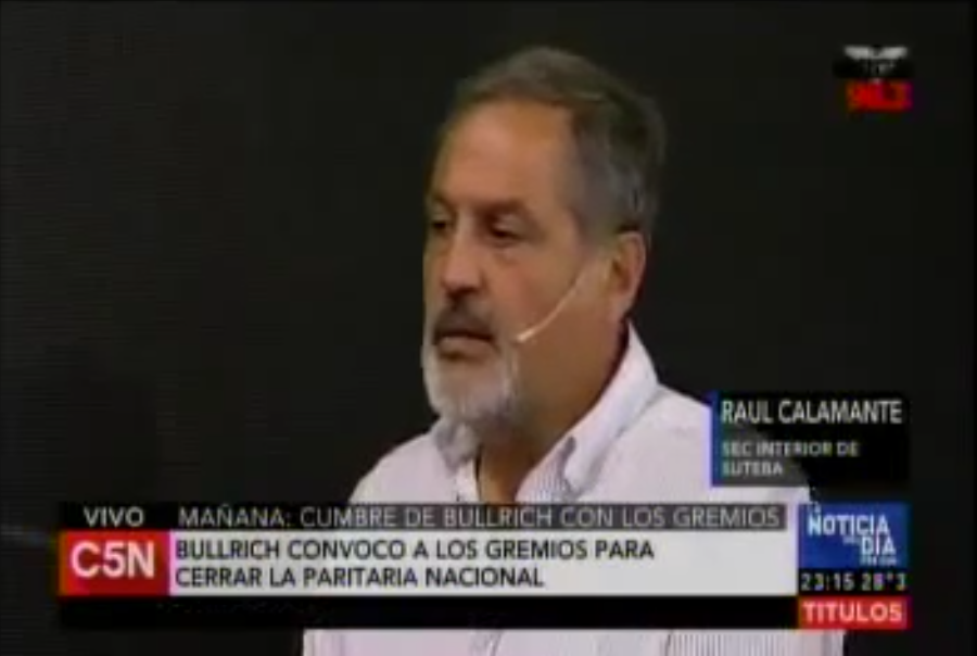 RAÚL CALAMANTE EN C5N