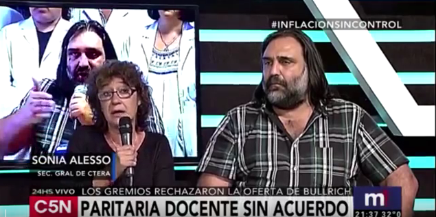 ROBERTO BARADEL Y SONIA ALESSO CON GUSTAVO SYLVESTRE