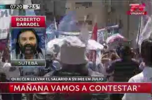 ENTREVISTA A ROBERTO BARADEL EN TN