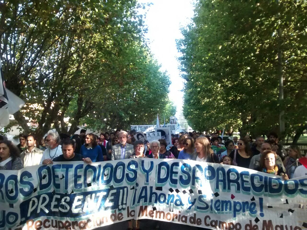 GRAL SARMIENTO: ACTO EN CAMPO DE MAYO POR MÁS MEMORIA, VERDAD Y JUSTICIA