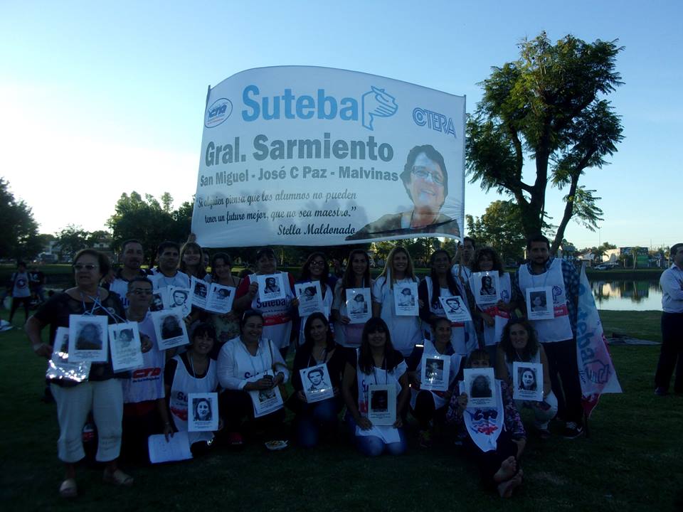 GENERAL SARMIENTO: SUTEBA PARTICIPÓ EN EL INGRESO AL CCD "EL CILINDRO"