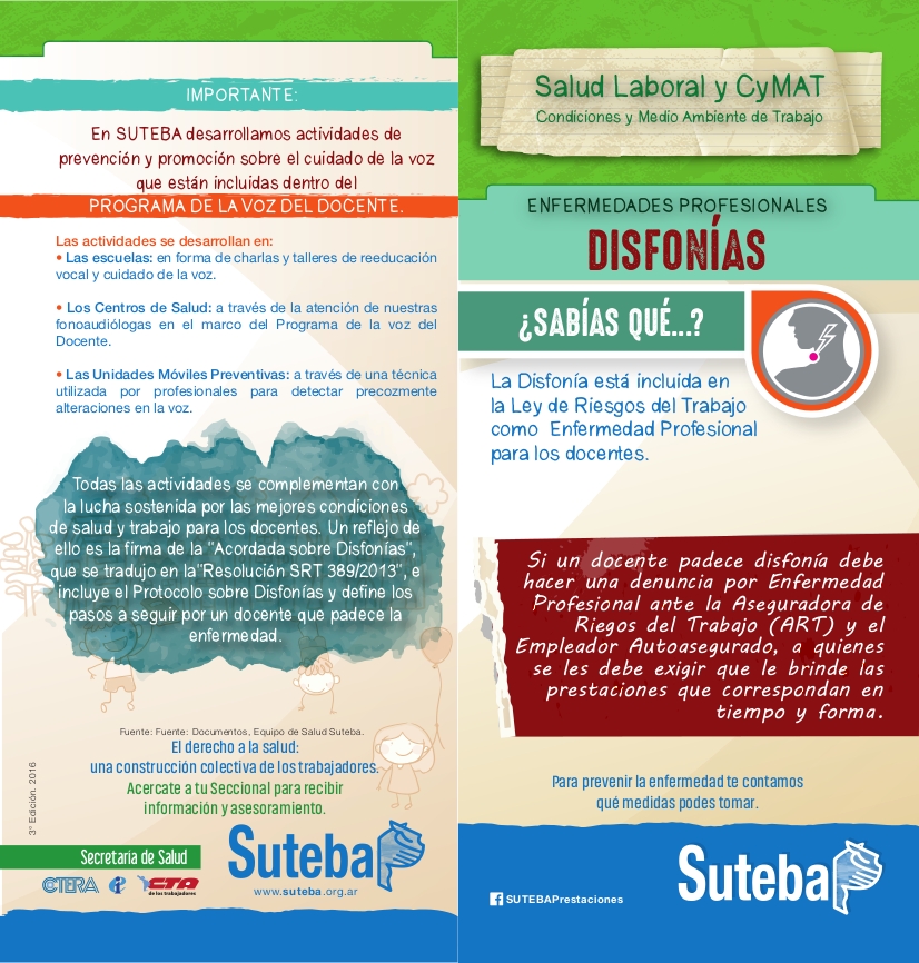 DISFONÍA: UNA PROBLEMÁTICA DOCENTE