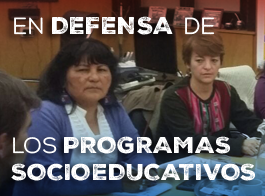 UN PASO MÁS EN LA DEFENSA DE LOS PROGRAMAS SOCIOEDUCATIVOS
